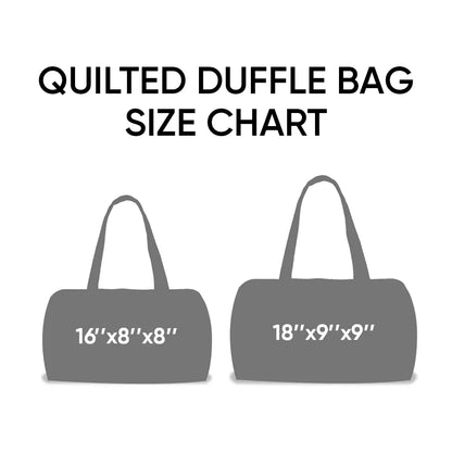 Winter Journey Quilted Duffle Bag