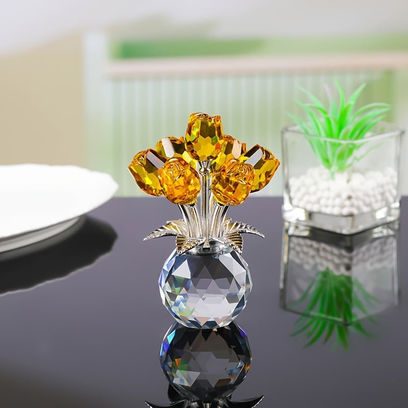 Eternal Colorful Rose Ornament 11