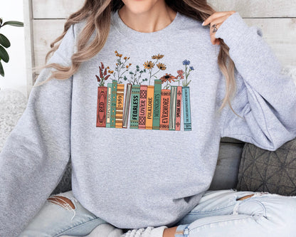 Sweat-shirt Swiftie Albums As Books avec le dernier album