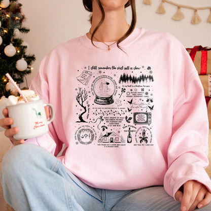 Sweat-shirt de la collection de Noël Swifties Swiftmas, pull d'hiver confortable Swifties