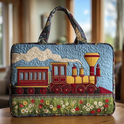 Train Quilted Tote Bag GFTONT1763