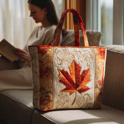 Rustic Fall Quilted Tote Bag