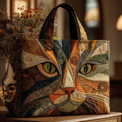 Whisker Glow Quilted Tote Bag