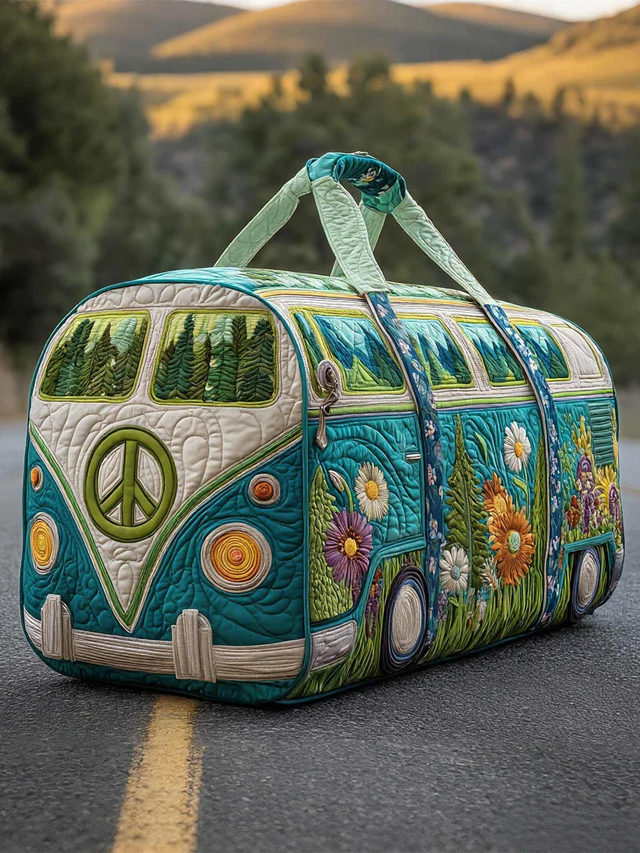 Hippie Van Quilted Duffle Bag UQ81754