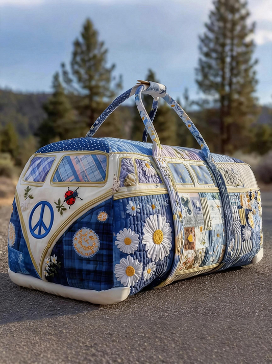 Blossom Path Quilted Duffle Bag DH35716