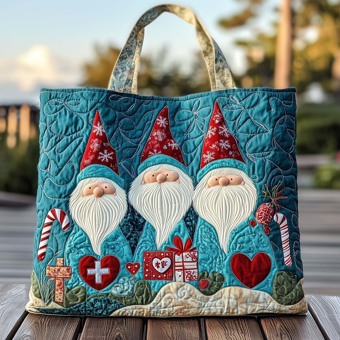 Nurse Quilted Tote Bag