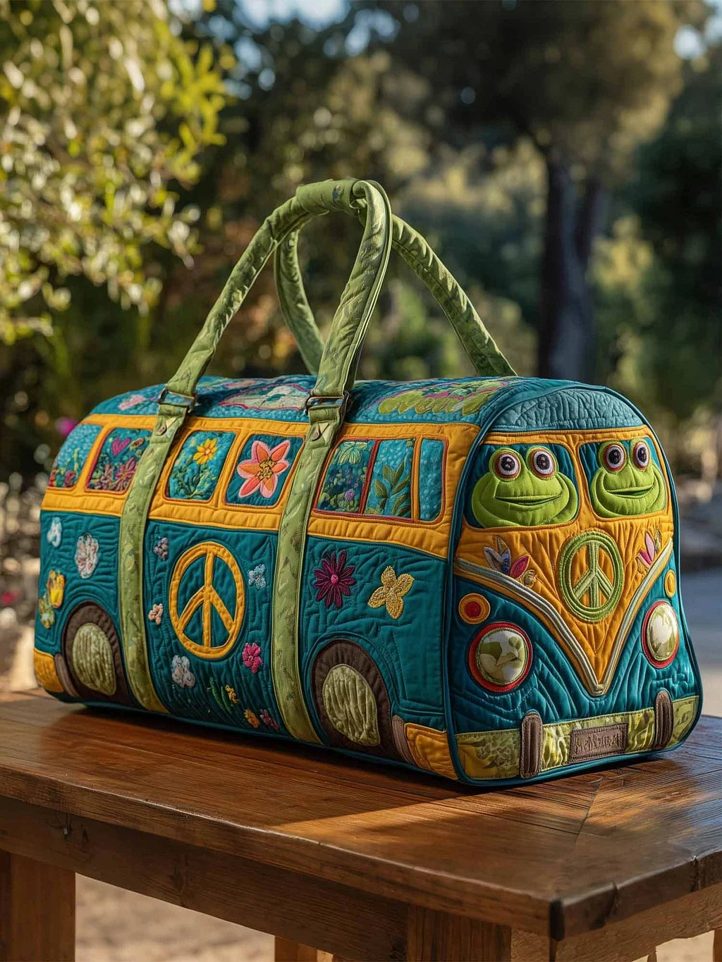 Hippie Van Quilted Duffle Bag TS97035