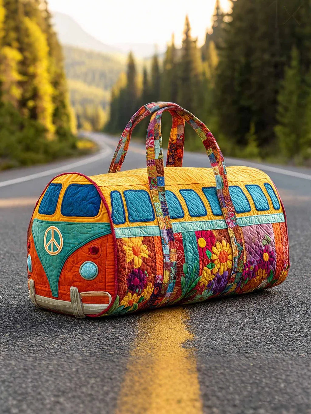 Peace Van Quilted Duffle Bag GT63592