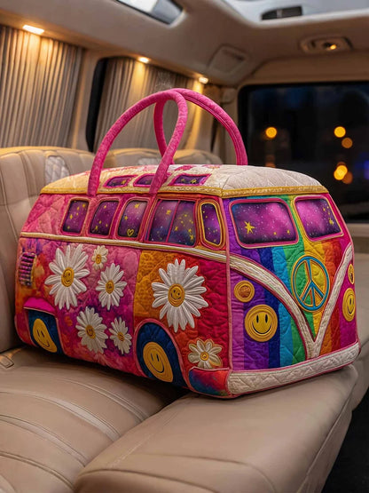 Hippie Van Quilted Duffle Bag