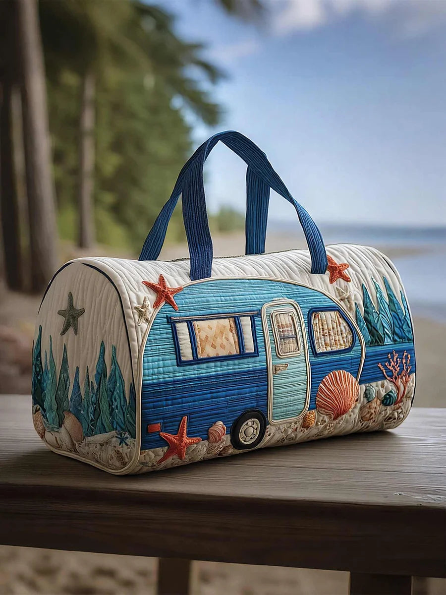Beachside Trailer Quilted Duffle Bag EK58209