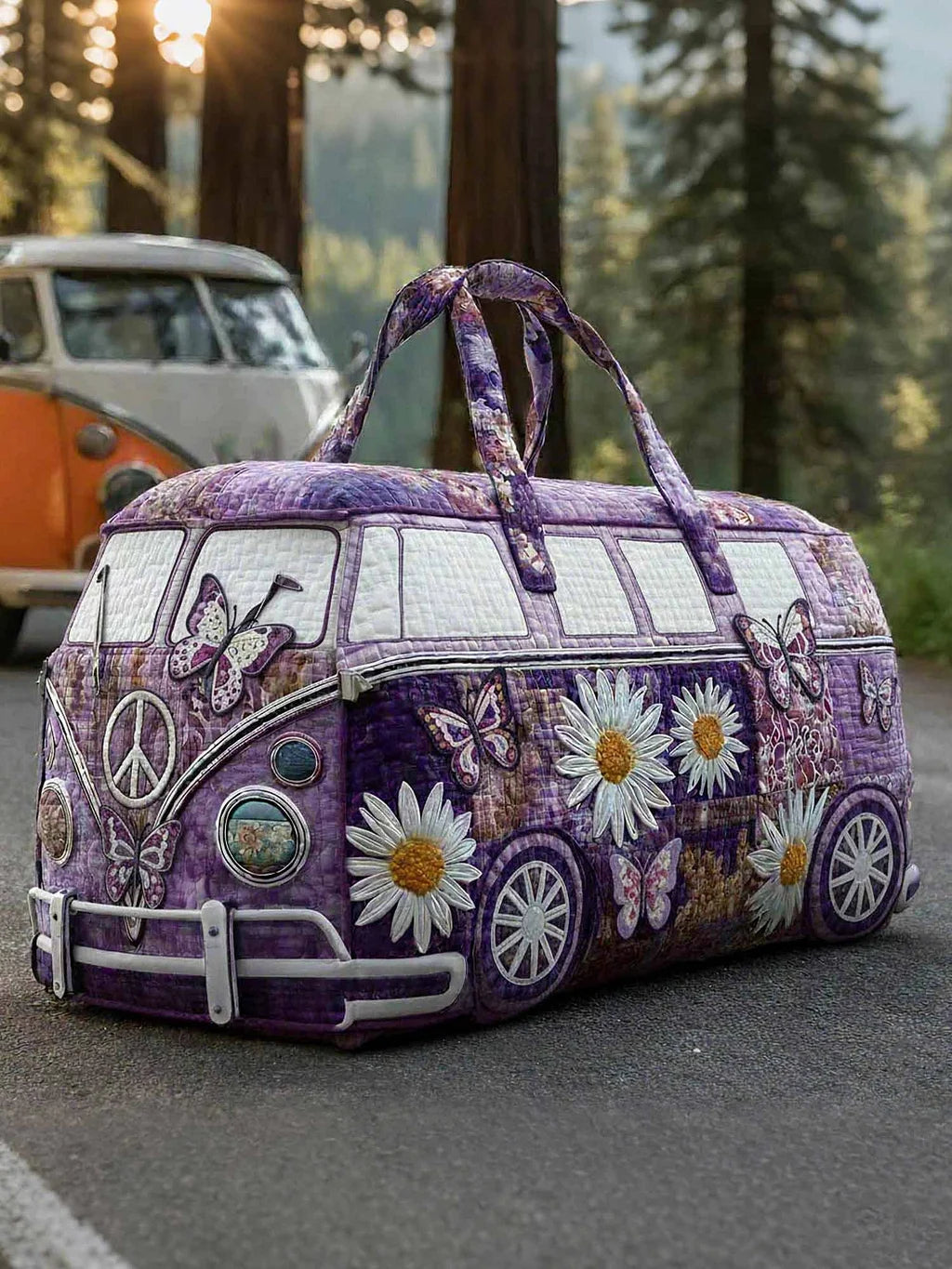 Hippie Van Quilted Duffle Bag ZN19637