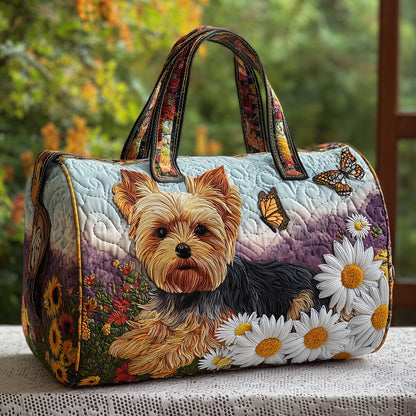 Yorkshire Terrier Quilted Duffle Bag