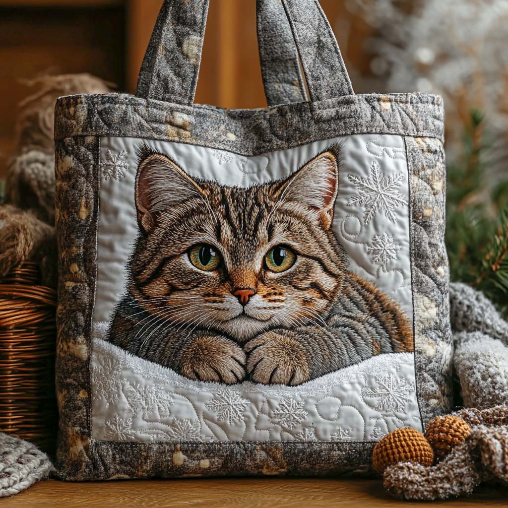 Classic Tabby Quilted Tote Bag