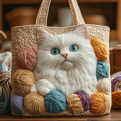 Yarn Whisperer Quilted Tote Bag