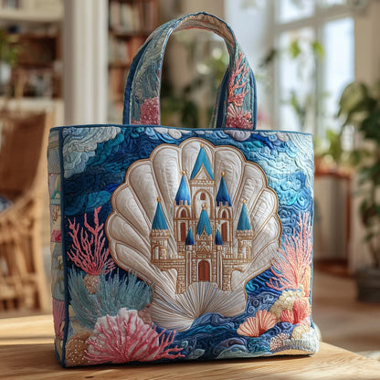 Ocean Breeze Quilted Tote Bag