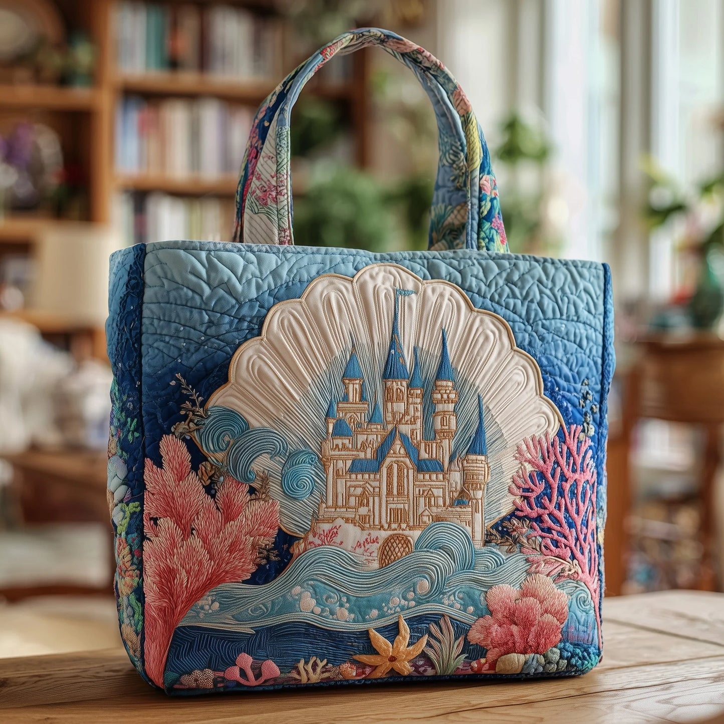 Ocean Breeze Quilted Tote Bag GFTOMA2166