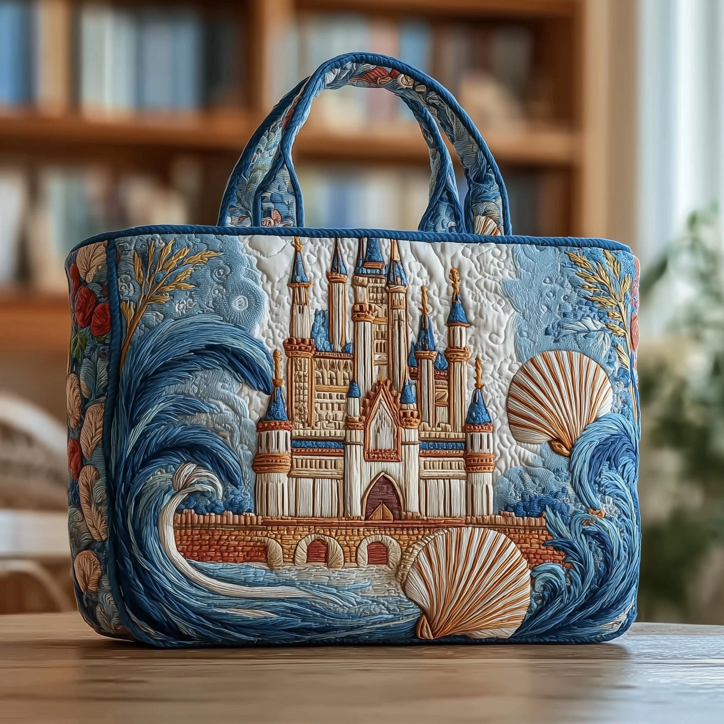 Ocean Breeze Quilted Tote Bag