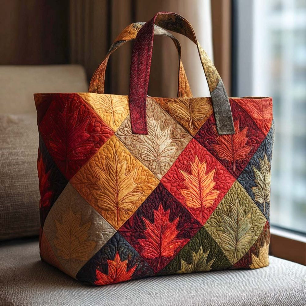Autumn Bliss Quilted Tote Bag