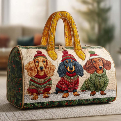 Festive Trio Quilted Duffle Bag