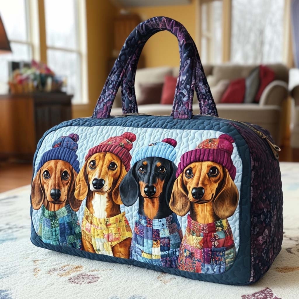 Holiday Quartet Quilted Duffle Bag
