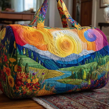 Morning Bloom Quilted Duffle Bag