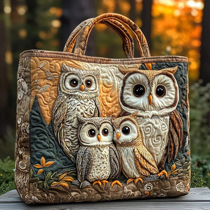 Nightwatcher Quilted Tote Bag