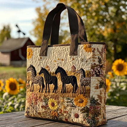 Sunset Trails Quilted Tote Bag
