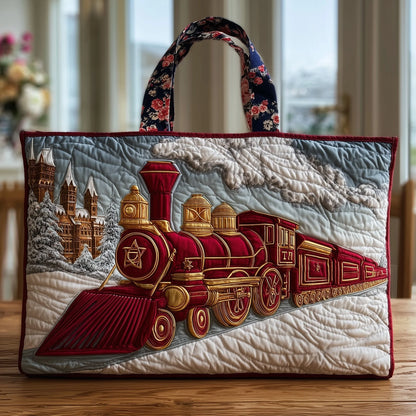 Train Quilted Tote Bag GFTONT1764