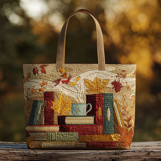 Spice Pages Quilted Tote Bag
