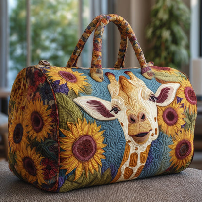Giraffe Quilted Duffle Bag