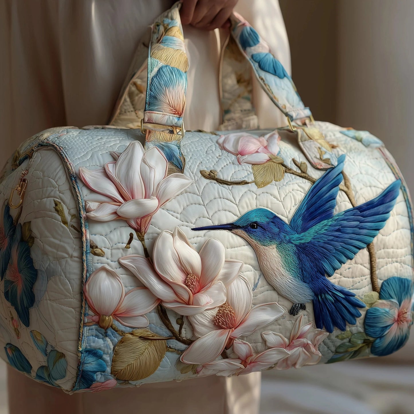 Magnolia Flight Quilted Duffle Bag