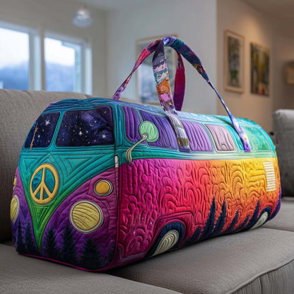 Hippie Van Quilted Duffle Bag