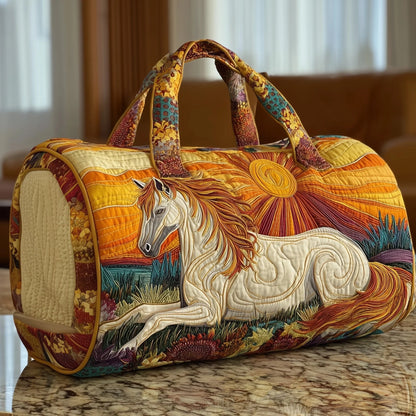 Horse Quilted Duffle Bag